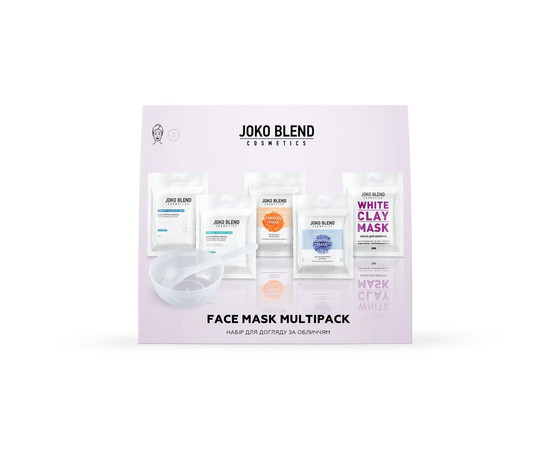 Зображення 2 Набір для догляду за обличчям "Мультинабір масок для обличчя" Joko Blend Face Mask Multipack